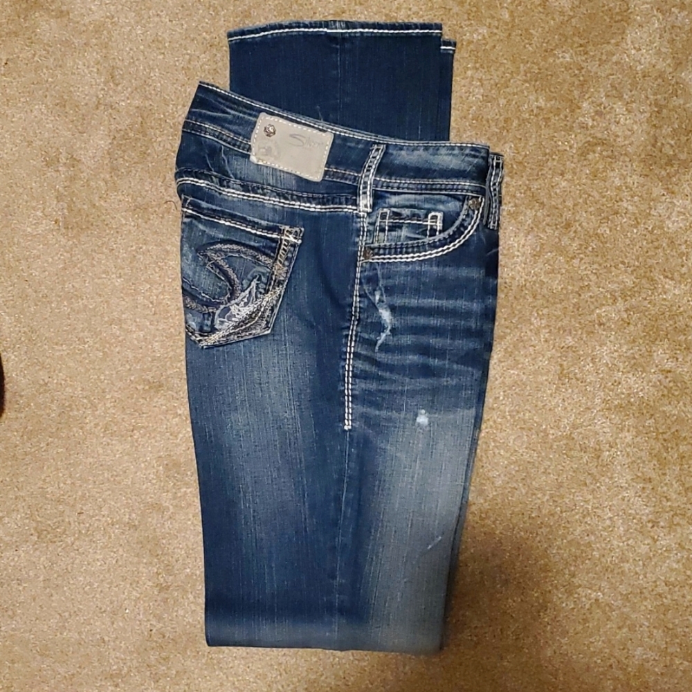 Silver Brand Suki Boot Cut Jeans size 26x35